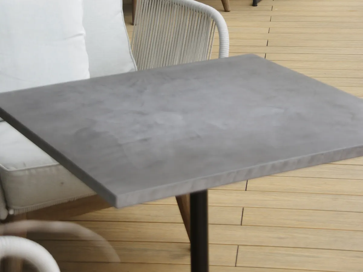 Custom concrete furniture